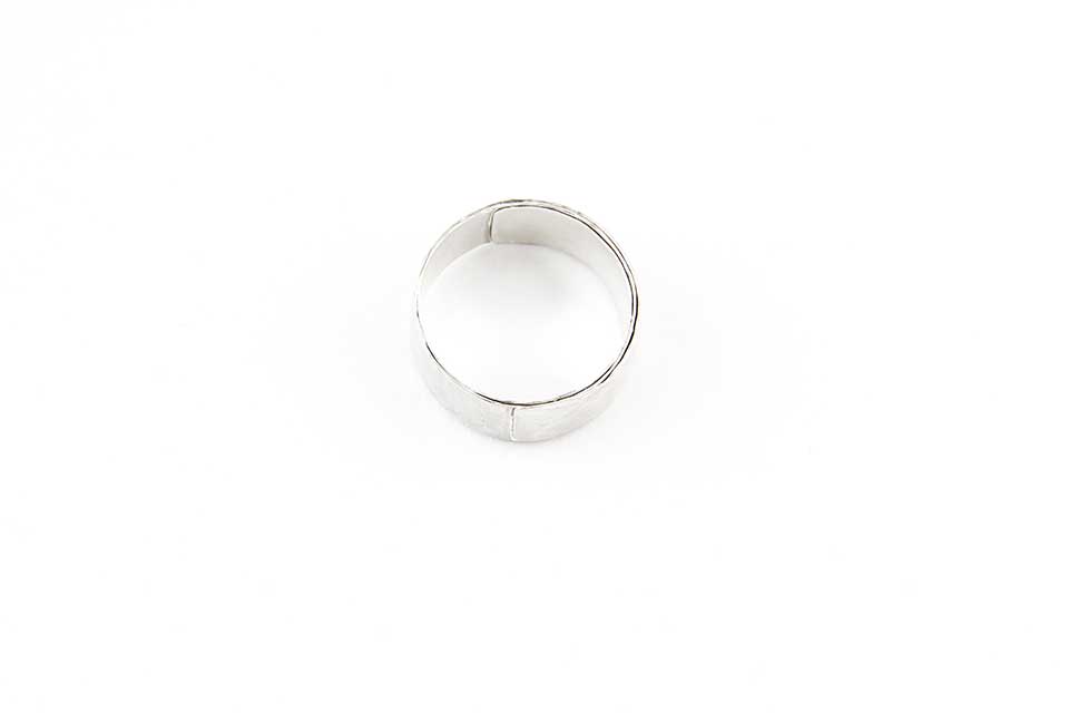 Wide Wrapped Silver Ring