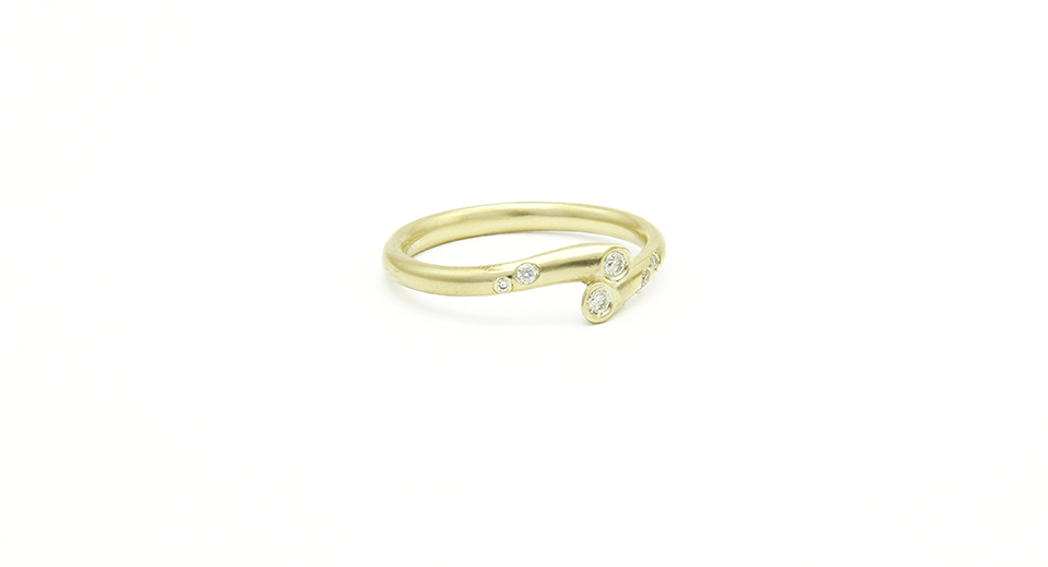 Comet Diamond Engagement Ring