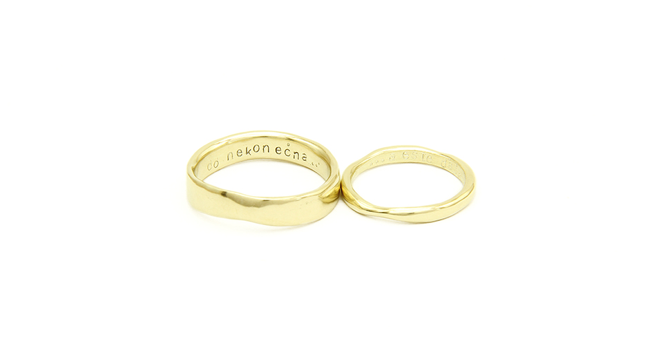 Irregular-Organic-Wedding-Rings-Forever