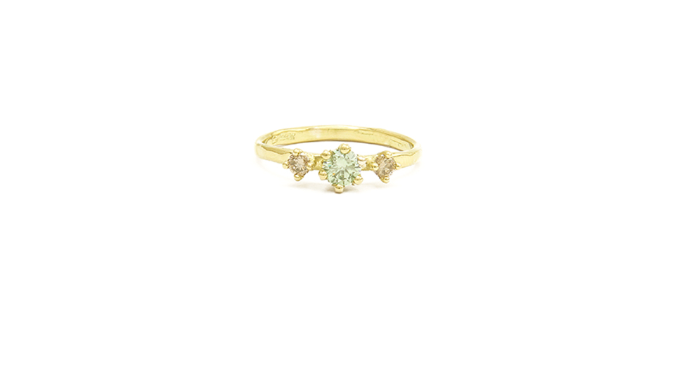 Mint-green-diamond-engagement-ring